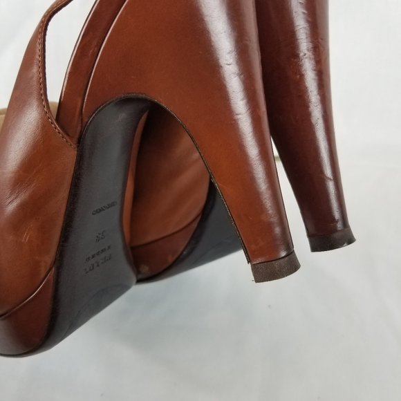 PRADA Platform Slingback Pumps - Picture 6 of 9